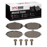 Dynamic Friction 2015-2023 Mercedes-Benz C300 Sedan Front 5000 Advanced Ceramic Brake Pads and Hardware Kit by Dynamic Friction Company 1551-1794-01