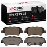 Dynamic Friction 2011-2025 Dodge Attitude (Mexico) Rear 5000 Advanced Ceramic Brake Pads by Dynamic Friction Company 1551-1812-00