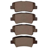 Dynamic Friction 2011-2025 Dodge Attitude (Mexico) Rear 5000 Advanced Ceramic Brake Pads by Dynamic Friction Company 1551-1812-00