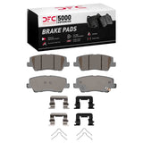 Dynamic Friction 2013-2019 Cadillac ATS Rear 5000 Advanced Ceramic Brake Pads and Hardware Kit by Dynamic Friction Company 1551-1839-01
