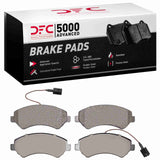 Dynamic Friction 2014-2025 Ram ProMaster 3500 Front 5000 Advanced Semi Metallic Brake Pads by Dynamic Friction Company 1551-1842-00