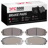Dynamic Friction 2014-2020 Jeep Cherokee Front 5000 Advanced Ceramic Brake Pads by Dynamic Friction Company 1551-1843-00