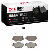 Dynamic Friction 2014-2016 Maserati Ghibli Rear 5000 Advanced Ceramic Brake Pads by Dynamic Friction Company 1551-1851-00