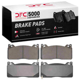 Dynamic Friction 2016-2020 Ford Mustang Front 5000 Advanced Low Metallic Brake Pads by Dynamic Friction Company 1551-1853-00