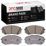 Dynamic Friction 2016-2025 Hyundai Sonata Front 5000 Advanced Ceramic Brake Pads by Dynamic Friction Company 1551-1855-00