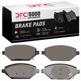 Dynamic Friction 2016-2022 Chevrolet Spark (USA/Canada) Front 5000 Advanced Ceramic Brake Pads by Dynamic Friction Company 1551-1864-00