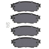 Dynamic Friction 2016-2025 Lexus ES300h Rear 5000 Advanced Ceramic Brake Pads by Dynamic Friction Company 1551-1879-00