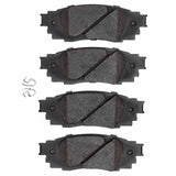 Dynamic Friction 2016-2025 Lexus ES300h Rear 5000 Advanced Ceramic Brake Pads by Dynamic Friction Company 1551-1879-00