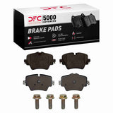 Dynamic Friction 2015-2022 BMW 220i (Mexico) Front 5000 Advanced Ceramic Brake Pads and Hardware Kit by Dynamic Friction Company 1551-1892-01