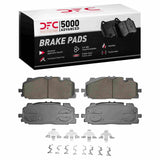 Dynamic Friction 2017-2017 Audi Q7 Front 5000 Advanced Ceramic Brake Pads and Hardware Kit by Dynamic Friction Company 1551-1894-02
