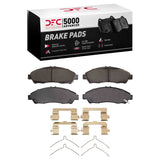 Dynamic Friction 2017-2020 Buick Enclave Front 5000 Advanced Ceramic Brake Pads and Hardware Kit by Dynamic Friction Company 1551-1896-01