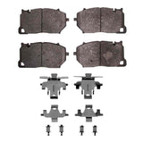 Dynamic Friction 2016-2025 Audi RSQ8 Front 5000 Advanced Low Metallic Brake Pads and Hardware Kit by Dynamic Friction Company 1551-1899-01