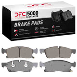 Dynamic Friction 2011-2022 Dodge Durango Front 5000 Advanced Ceramic Brake Pads by Dynamic Friction Company 1551-1904-10