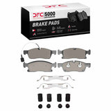 Dynamic Friction 2017-2023 Maserati Levante Front 5000 Advanced Low Metallic Brake Pads and Hardware Kit by Dynamic Friction Company 1551-1904-21