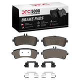 Dynamic Friction 2014-2024 Mercedes-Benz S63 AMG Rear 5000 Advanced Low Metallic Brake Pads and Hardware Kit by Dynamic Friction Company 1551-1907-01