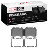Dynamic Friction 2003-2012 Maybach 57 Front 5000 Advanced Low Metallic Brake Pads by Dynamic Friction Company 1551-1908-00