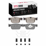 Dynamic Friction 2017-2025 Volvo S60/V60/V90/S90/XC60 Front 5000 Advanced Ceramic Brake Pads and Hardware Kit by Dynamic Friction Company 1551-1924-01