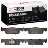 Dynamic Friction 2016-2019 Smart Fortwo Front 5000 Advanced Ceramic Brake Pads by Dynamic Friction Company 1551-1955-00