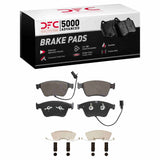 Dynamic Friction 2003-2018 Bentley Continental Front 5000 Advanced Low Metallic Brake Pads and Hardware Kit by Dynamic Friction Company 1551-1960-01