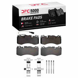 Dynamic Friction 2014-2024 Maserati Levante Front 5000 Advanced Low Metallic Brake Pads and Hardware Kit by Dynamic Friction Company 1551-1990-01