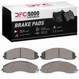 Dynamic Friction 2017-2024 Ford F-550 Super Duty Front/Rear 5000 Advanced Semi Metallic Brake Pads by Dynamic Friction Company 1551-2018-00