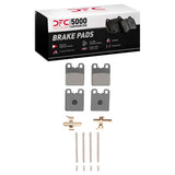 Dynamic Friction 2014-2025 Alfa Romeo Giula Parking Brake 5000 Advanced Low Metallic Brake Pads and Hardware Kit by Dynamic Friction Company 1551-2069-01