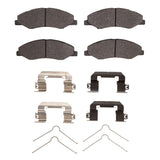 Dynamic Friction 2018-2025 Honda Odyssey Front 5000 Advanced Ceramic Brake Pads and Hardware Kit by Dynamic Friction Company 1551-2089-01