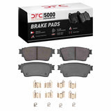 Dynamic Friction 2017-2025 Mitsubishi Outlander Rear 5000 Advanced Ceramic Brake Pads and Hardware Kit by Dynamic Friction Company 1551-2135-01