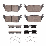 Dynamic Friction 2019-2025 Jeep Wagoneer L Rear 5000 Advanced Ceramic Brake Pads and Hardware Kit by Dynamic Friction Company 1551-2169-01