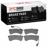 Dynamic Friction 2016-2024 Freightliner MT35 Rear/Front 5000 Advanced Semi Metallic Brake Pads by Dynamic Friction Company 1551-2175-10