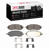 Dynamic Friction 2023-2025 Honda CR-V Front 5000 Advanced Ceramic Brake Pads and Hardware Kit by Dynamic Friction Company 1551-2181-01