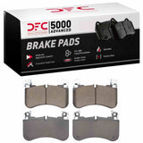 Dynamic Friction 2018-2024 Land Rover Defender 110 Front 5000 Advanced Ceramic Brake Pads by Dynamic Friction Company 1551-2184-00
