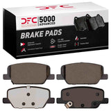 Dynamic Friction 2019-2025 Hyundai Palisade Rear 5000 Advanced Ceramic Brake Pads by Dynamic Friction Company 1551-2199-00