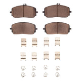Dynamic Friction 2019-2025 Mercedes-Benz G550 Front 5000 Advanced Low Metallic Brake Pads and Hardware Kit by Dynamic Friction Company 1551-2209-01