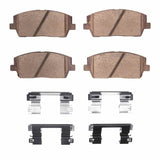 Dynamic Friction 2020-2025 Hyundai Palisade Front 5000 Advanced Ceramic Brake Pads and Hardware Kit by Dynamic Friction Company 1551-2215-01
