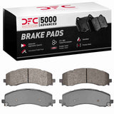 Dynamic Friction 2019-2025 Ram 2500 Rear 5000 Advanced Semi Metallic Brake Pads by Dynamic Friction Company 1551-2225-00