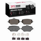 Dynamic Friction 2020-2023 Mercedes-Benz GLE350 Rear 5000 Advanced Ceramic Brake Pads and Hardware Kit by Dynamic Friction Company 1551-2235-01