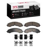 Dynamic Friction 2020-2025 Chevrolet Silverado 2500 HD Rear/Front 5000 Advanced Ceramic Brake Pads & Hardware Kit by Dynamic Friction Company 1551-2250-01
