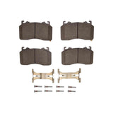 Dynamic Friction 2020-2022 Ford Mustang Front 5000 Advanced Low Metallic Brake Pads and Hardware Kit by Dynamic Friction Company 1551-2267-01