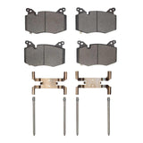 Dynamic Friction 2019-2020 Cadillac CT6 Front 5000 Advanced Low Metallic Brake Pads and Hardware Kit by Dynamic Friction Company 1551-2274-01