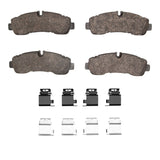 Dynamic Friction 2020-2025 Ford Transit-350 HD/DRW Rear 5000 Advanced Semi Metallic Brake Pads and Hardware Kit by Dynamic Friction Company 1551-2281-01
