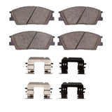 Dynamic Friction 2020-2025 Hyundai Venue Front 5000 Advanced Ceramic Brake Pads and Hardware Kit by Dynamic Friction Company 1551-2285-01
