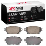 Dynamic Friction 2020-2026 Lexus RX450h+ Rear 5000 Advanced Ceramic Brake Pads by Dynamic Friction Company 1551-2305-00