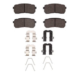 Dynamic Friction 2015-2021 Kia Sedona Rear 5000 Advanced Ceramic Brake Pads and Hardware Kit by Dynamic Friction Company 1551-2309-01