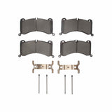Dynamic Friction 2019-2024 Audi SQ8 e-Tron Sportback Front 5000 Advanced Low Metallic Brake Pads and Hardware Kit by Dynamic Friction Company 1551-2321-01