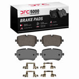 Dynamic Friction 2020-2025 Audi A8 Rear 5000 Advanced Ceramic Brake Pads and Hardware Kit by Dynamic Friction Company 1551-2365-01