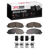 Dynamic Friction 2020-2026 Acura ZDX Front 5000 Advanced Ceramic Brake Pads and Hardware Kit by Dynamic Friction Company 1551-2371-01
