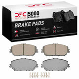 Dynamic Friction 2021-2025 Nissan X-Trail (Mexico) Front 5000 Advanced Ceramic Brake Pads by Dynamic Friction Company 1551-2375-00