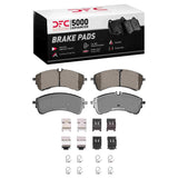 Dynamic Friction 2020-2025 Ford Transit-250 Rear 5000 Advanced Semi Metallic Brake Pads and Hardware Kit by Dynamic Friction Company 1551-2388-01