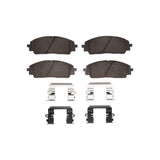 Dynamic Friction 2022-2025 Kia Carnival Front 5000 Advanced Ceramic Brake Pads and Hardware Kit by Dynamic Friction Company 1551-2392-01